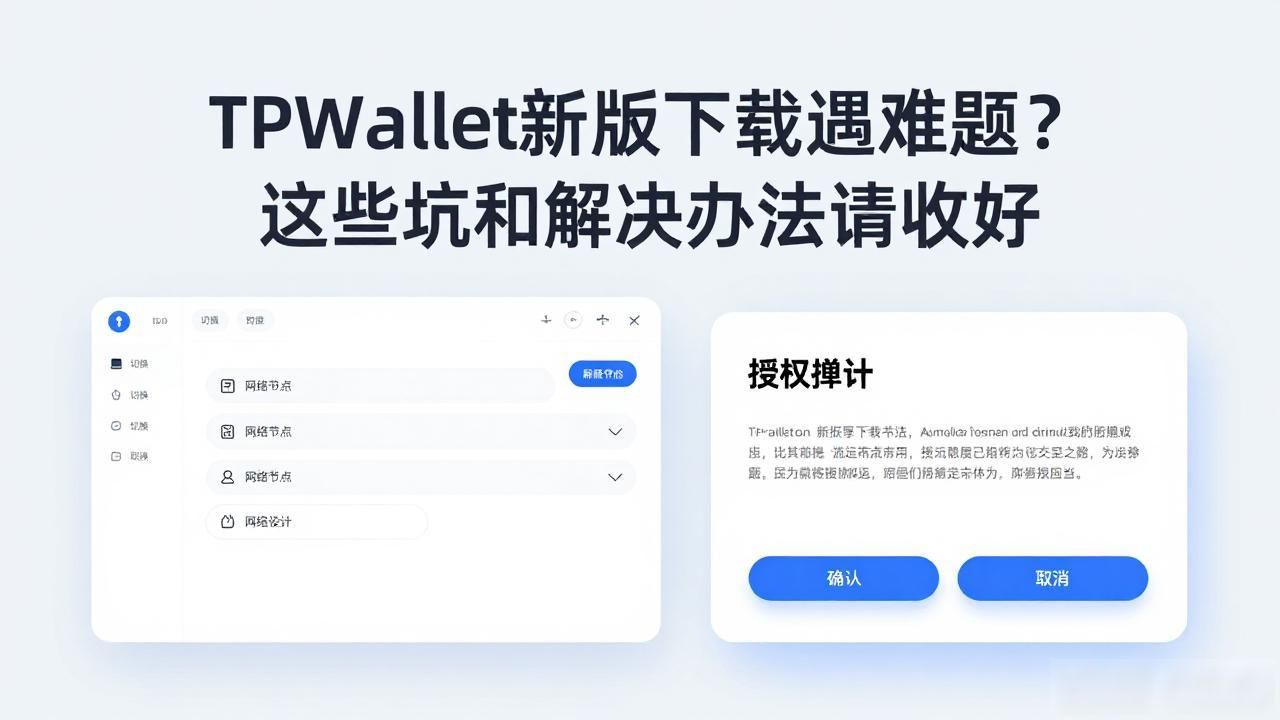 TPWallet新版下载遇难题?这些坑和解决办法请收好