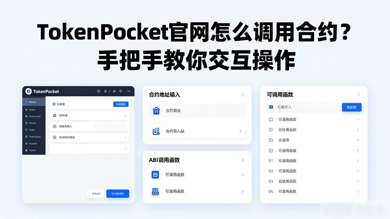 TokenPocket官网怎么调用合约？手把手教你交互操作