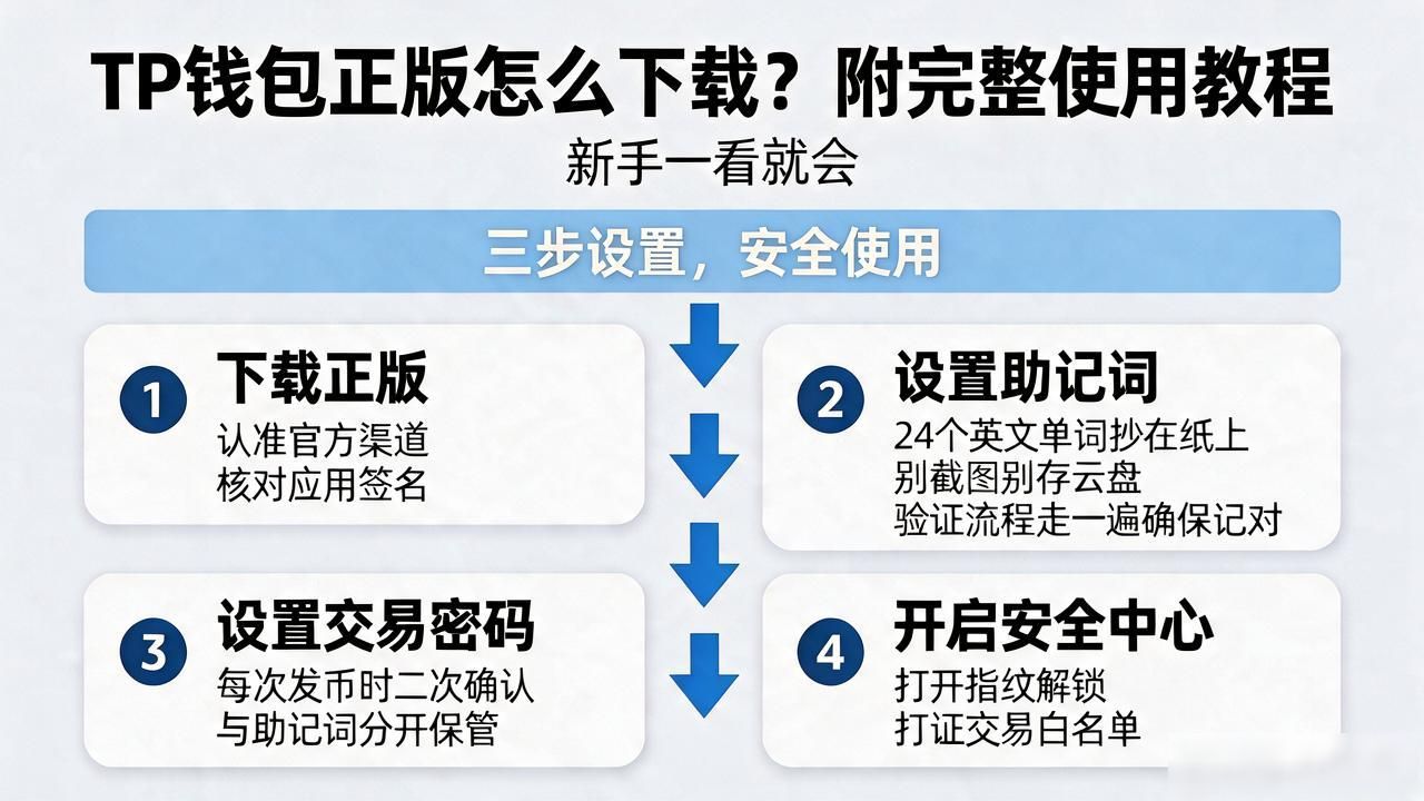 TP钱包正版怎么下载？附完整使用教程，新手一看就会