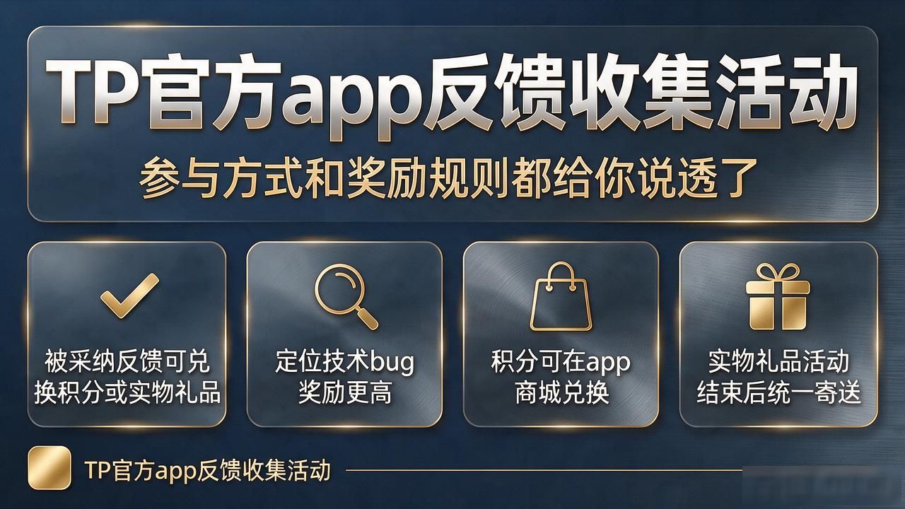 TP官方app反馈收集活动，参与方式和奖励规则都给你说透了