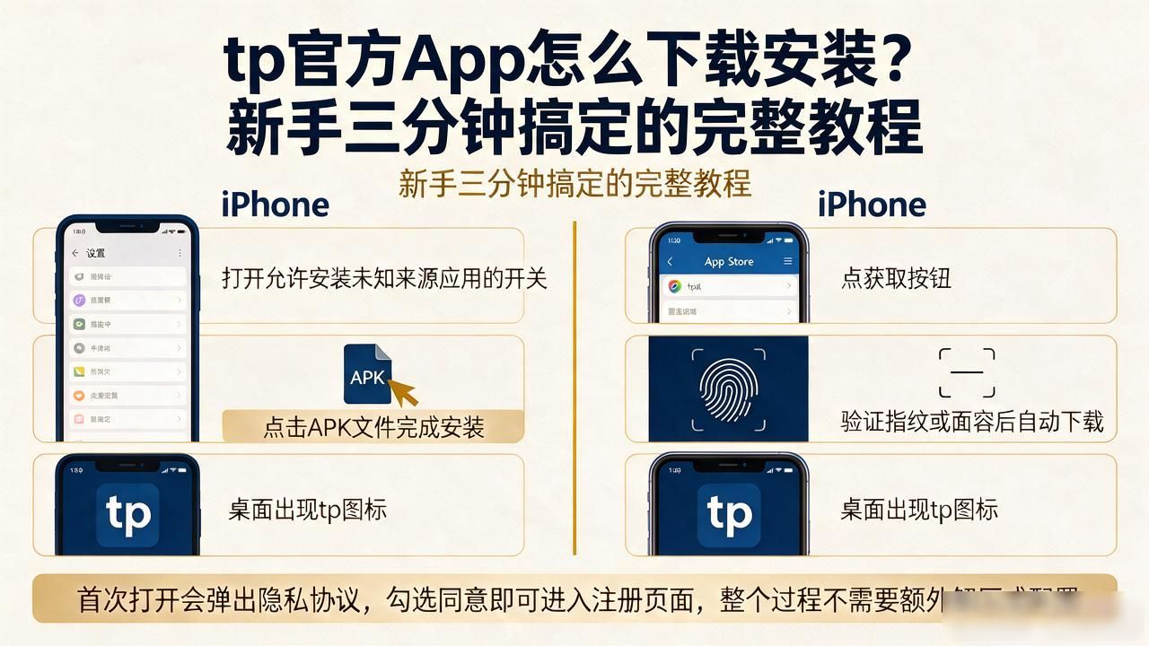 tp官方App怎么下载安装？新手三分钟搞定的完整教程