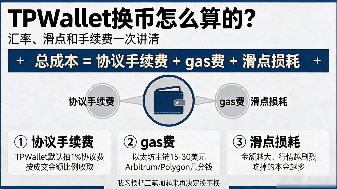 TPWallet换币怎么算的？汇率、滑点和手续费一次讲清