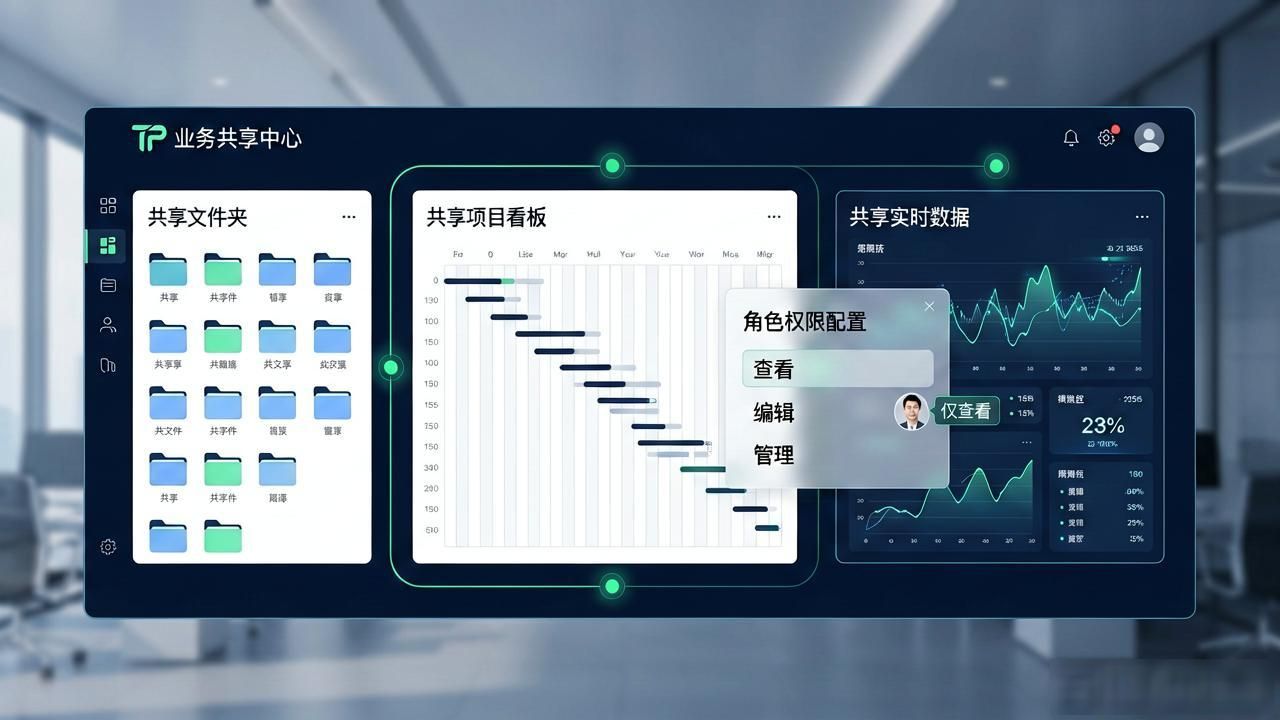 TP安卓最新版一键开启业务共享，团队协同效率翻倍