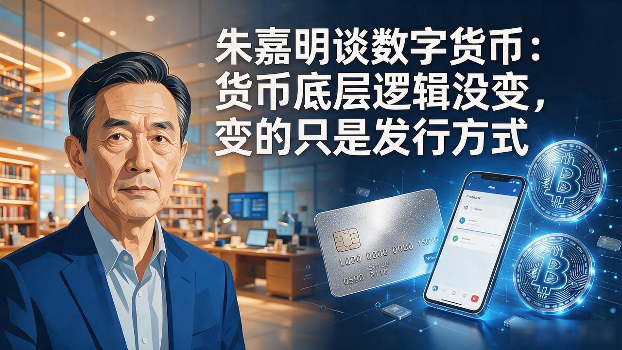 朱嘉明谈数字货币：货币底层逻辑没变，变的只是发行方式