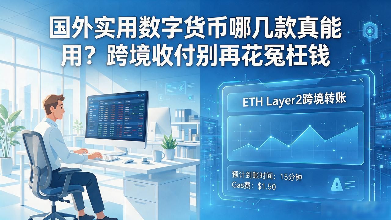 国外实用数字货币哪几款真能用？跨境收付别再花冤枉钱
