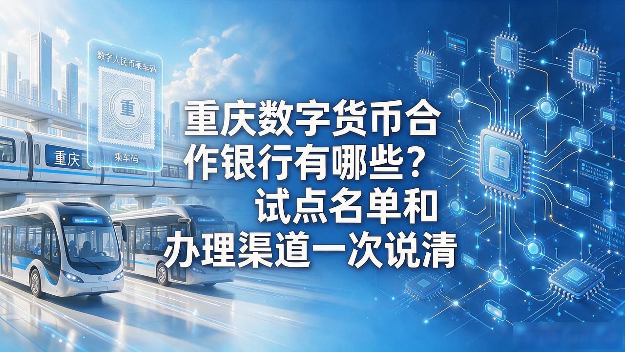 重庆数字货币合作银行有哪些？试点名单和办理渠道一次说清