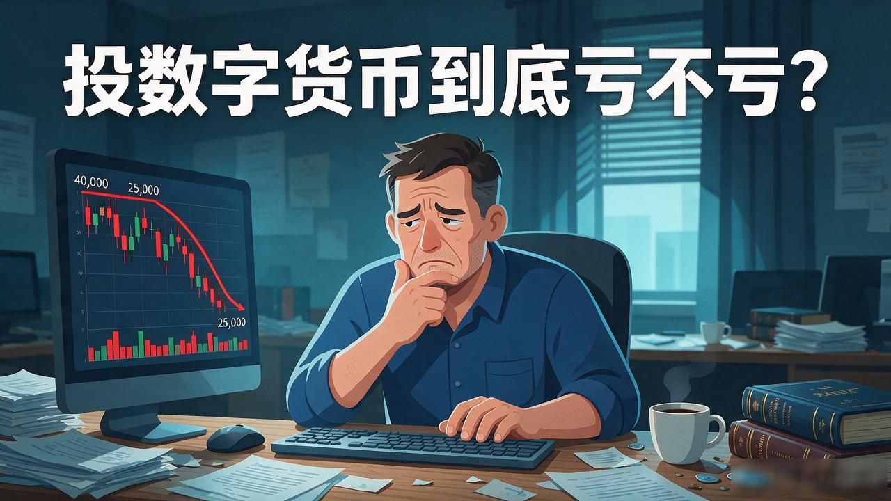 投数字货币到底亏不亏？被套三年的人说几句掏心窝子的大实话