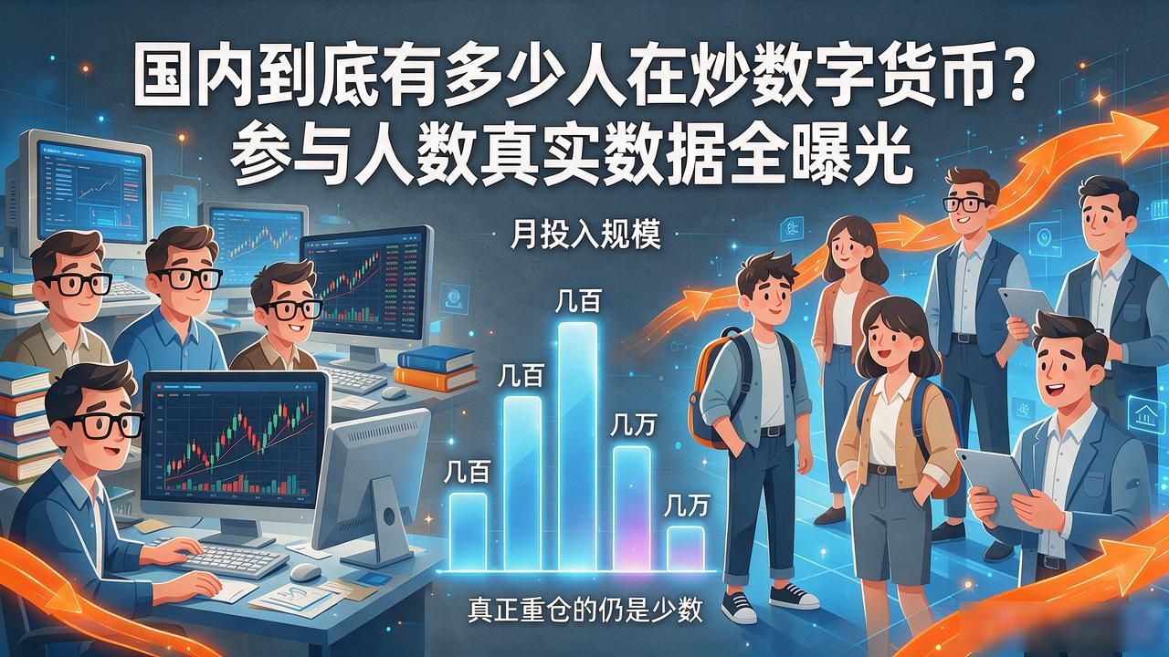 国内到底有多少人在炒数字货币？参与人数真实数据全曝光