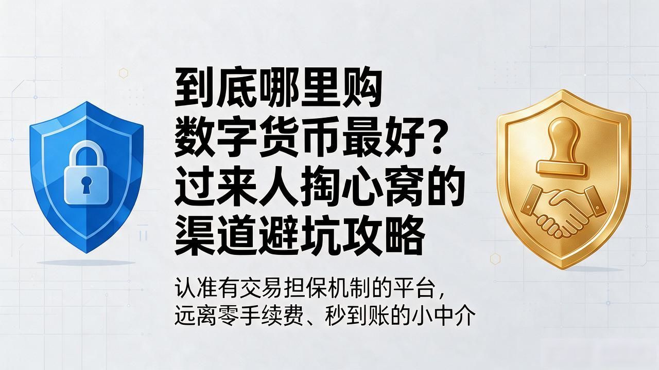 到底哪里购数字货币最好？过来人掏心窝的渠道避坑攻略