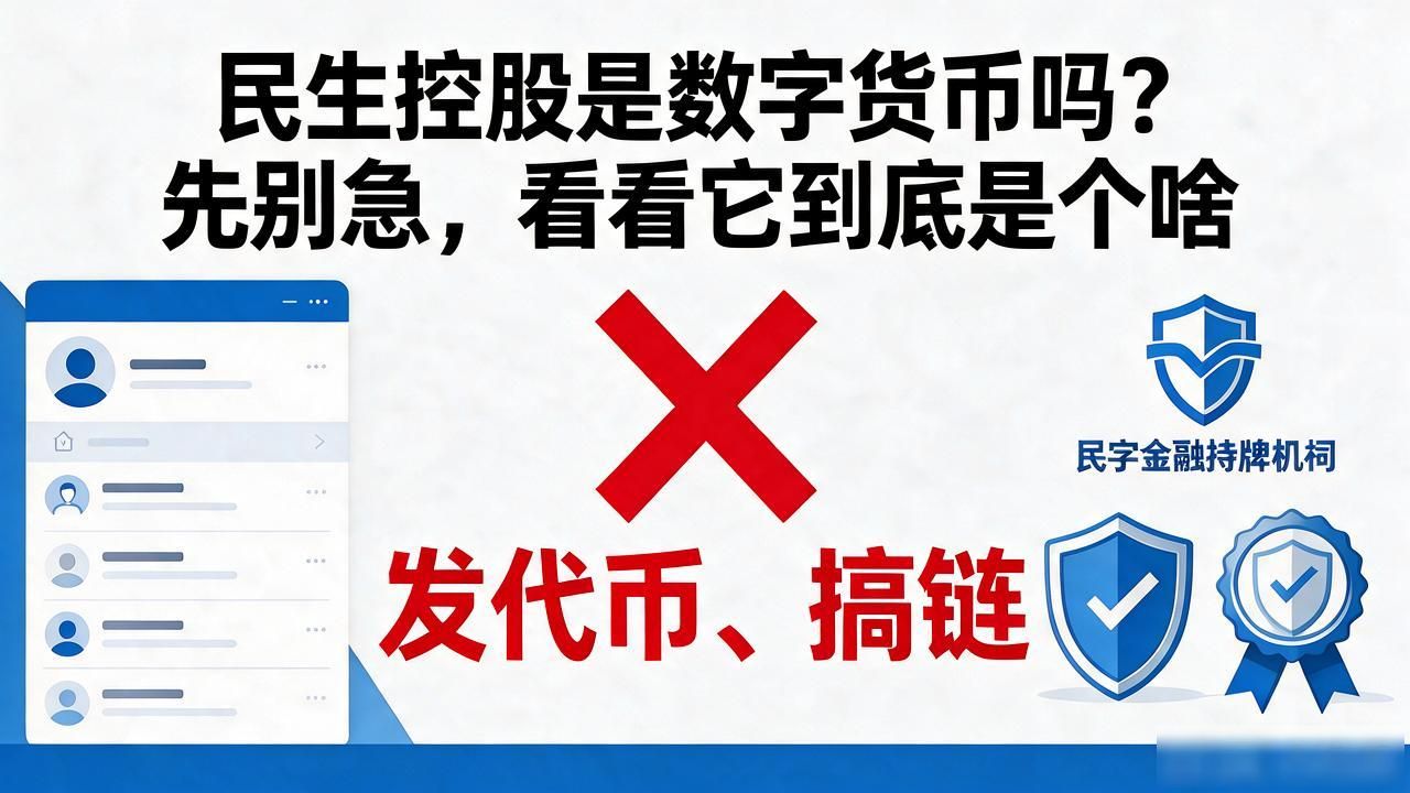 民生控股是数字货币吗？先别急，看看它到底是个啥
