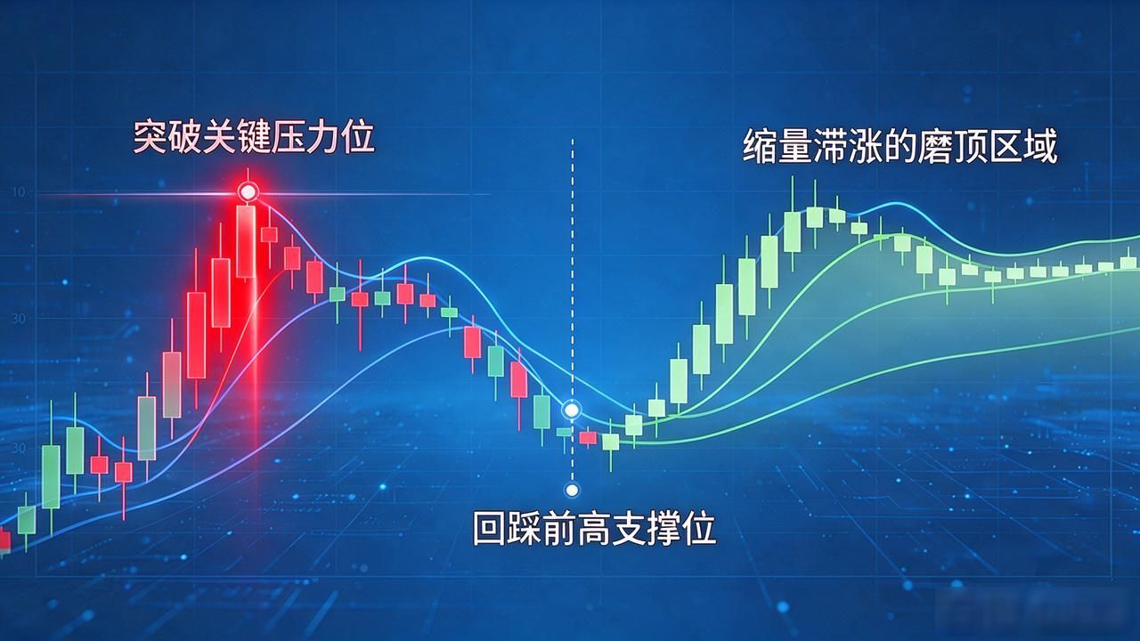 数字货币涨幅走势怎么看？别光盯K线，三个量价节点才管用