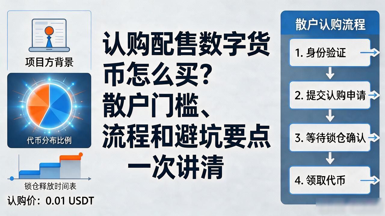 认购配售数字货币怎么买？散户门槛、流程和避坑要点一次讲清