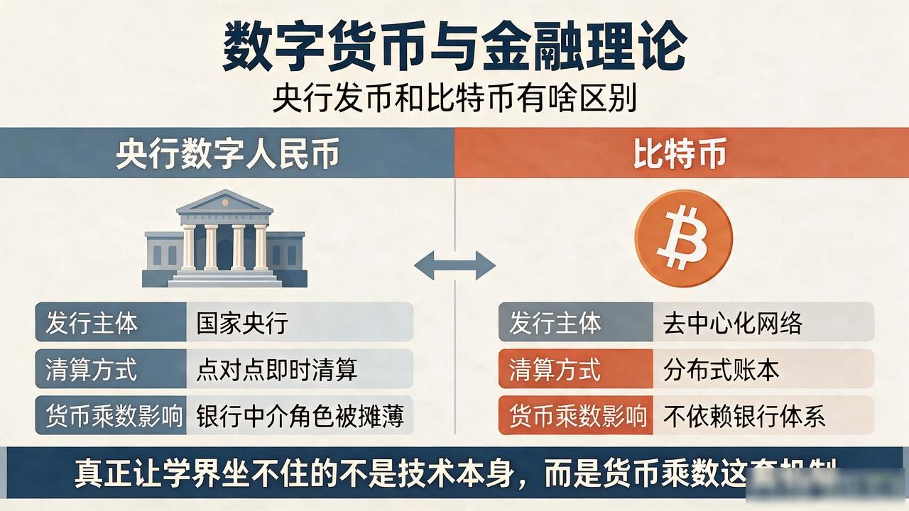 数字货币与金融理论：央行发币和比特币有啥区别