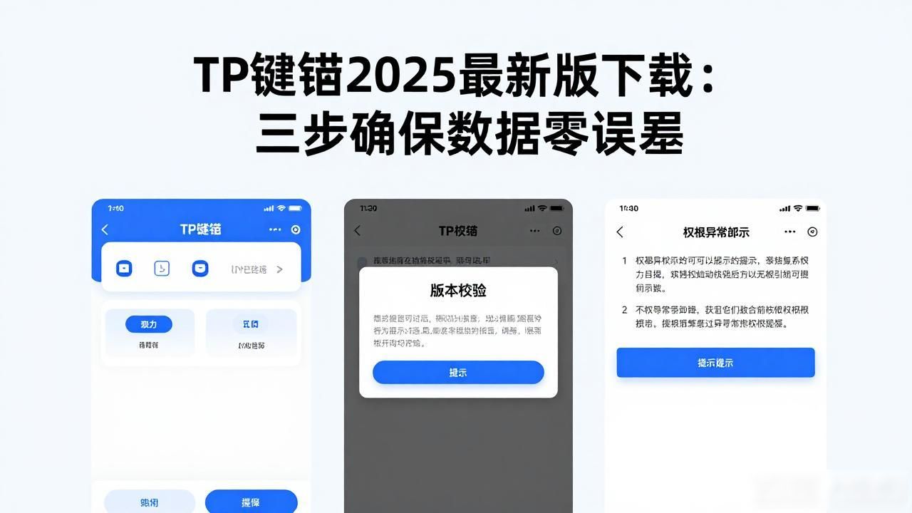 TP钱包2025最新版下载：三步确保数据零误差