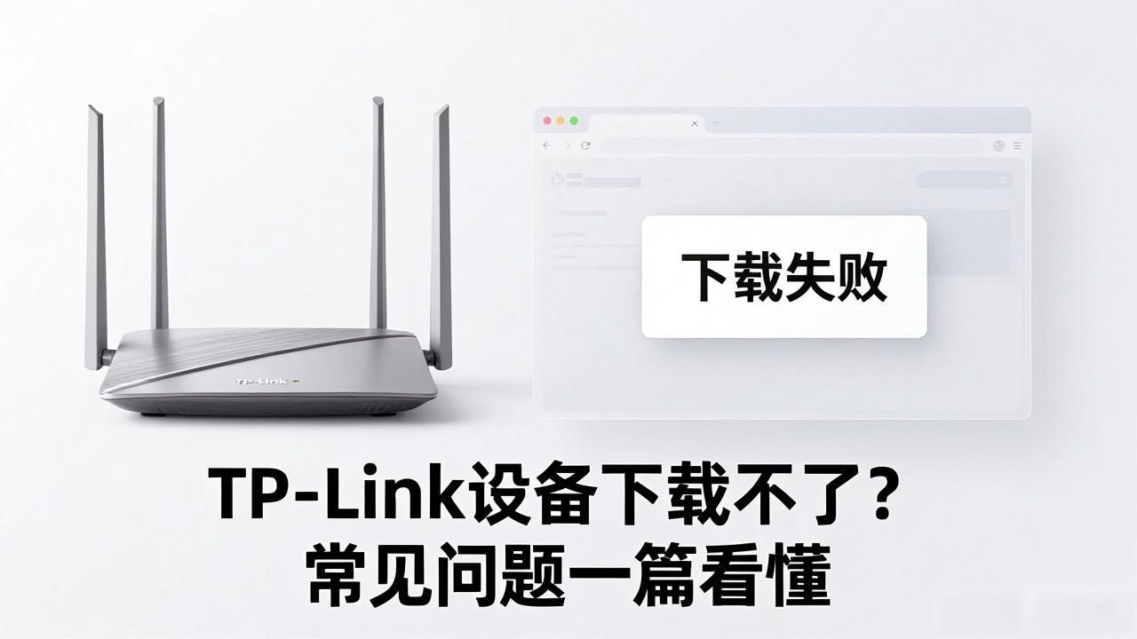 TP-Link设备下载不了?常见问题一篇看懂