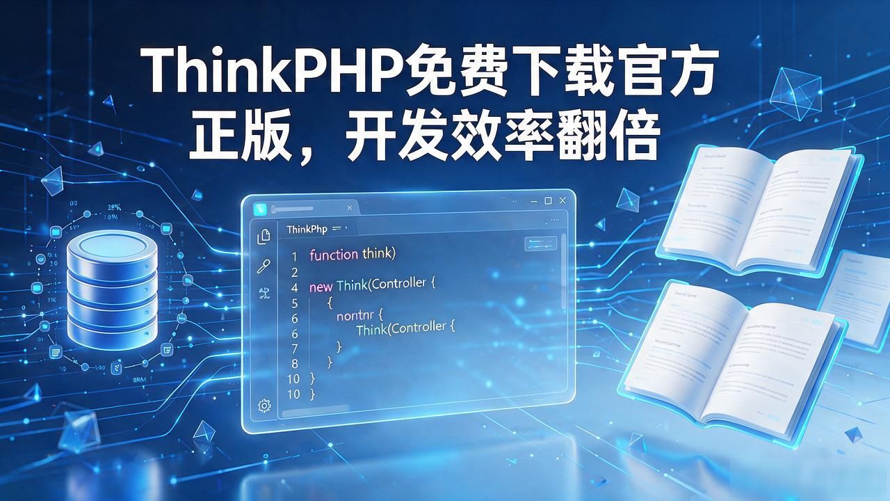 ThinkPHP免费下载官方正版，开发效率翻倍