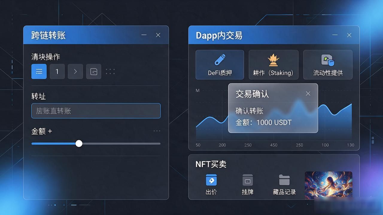 TP钱包最新版本多元交易功能解读 跨链转账和DApp怎么搞