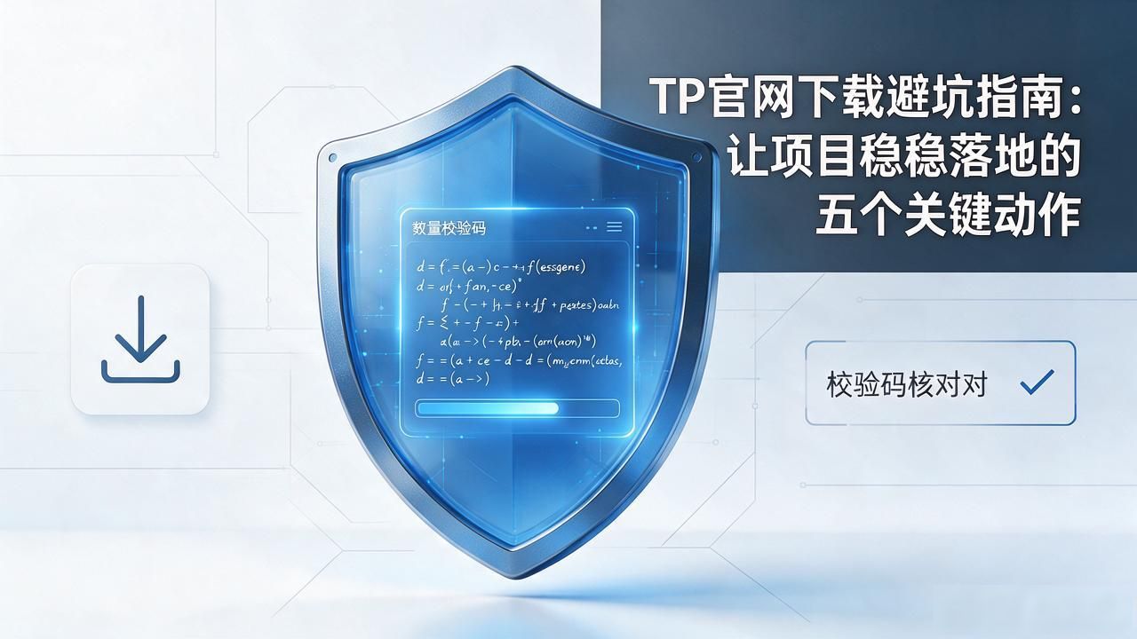 TP官网下载避坑指南：让项目稳稳落地的五个关键动作