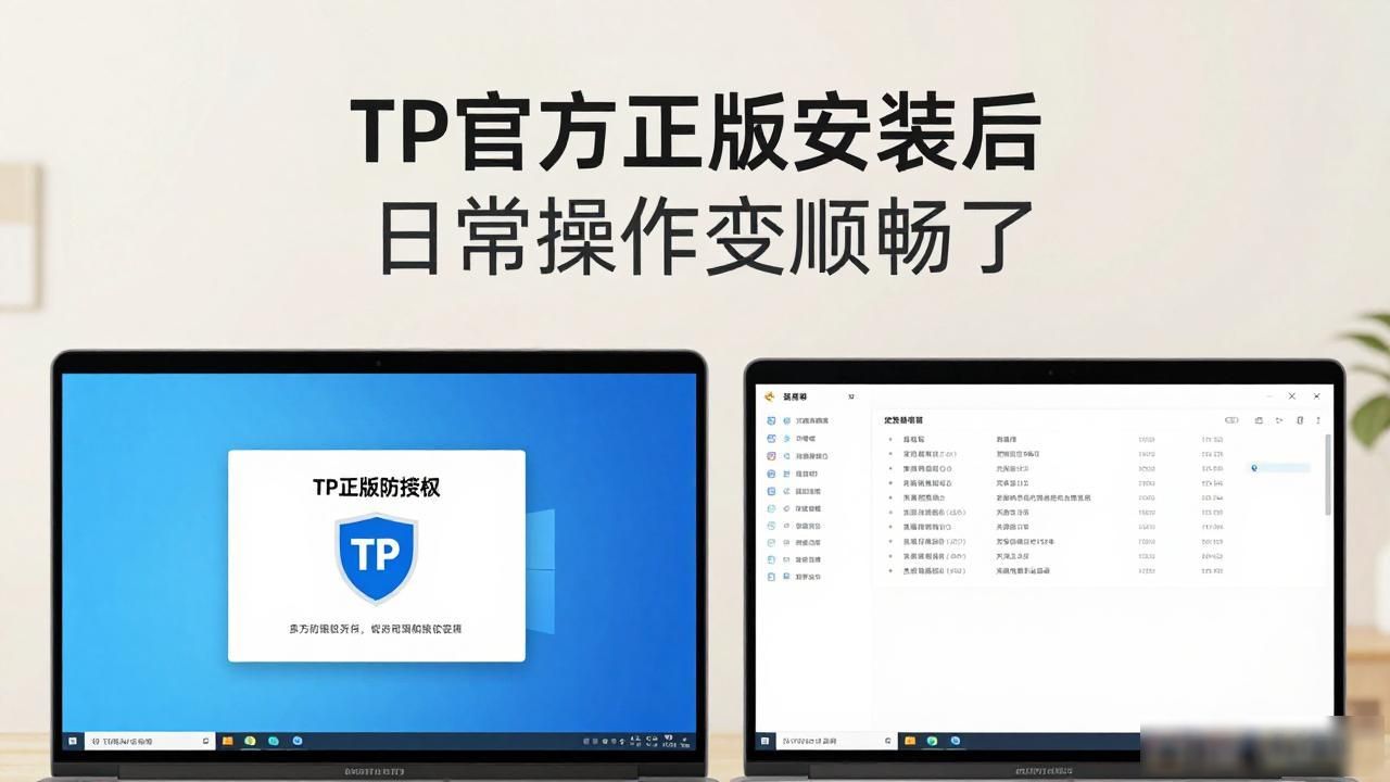 TP官方正版安装后 日常操作变顺畅了