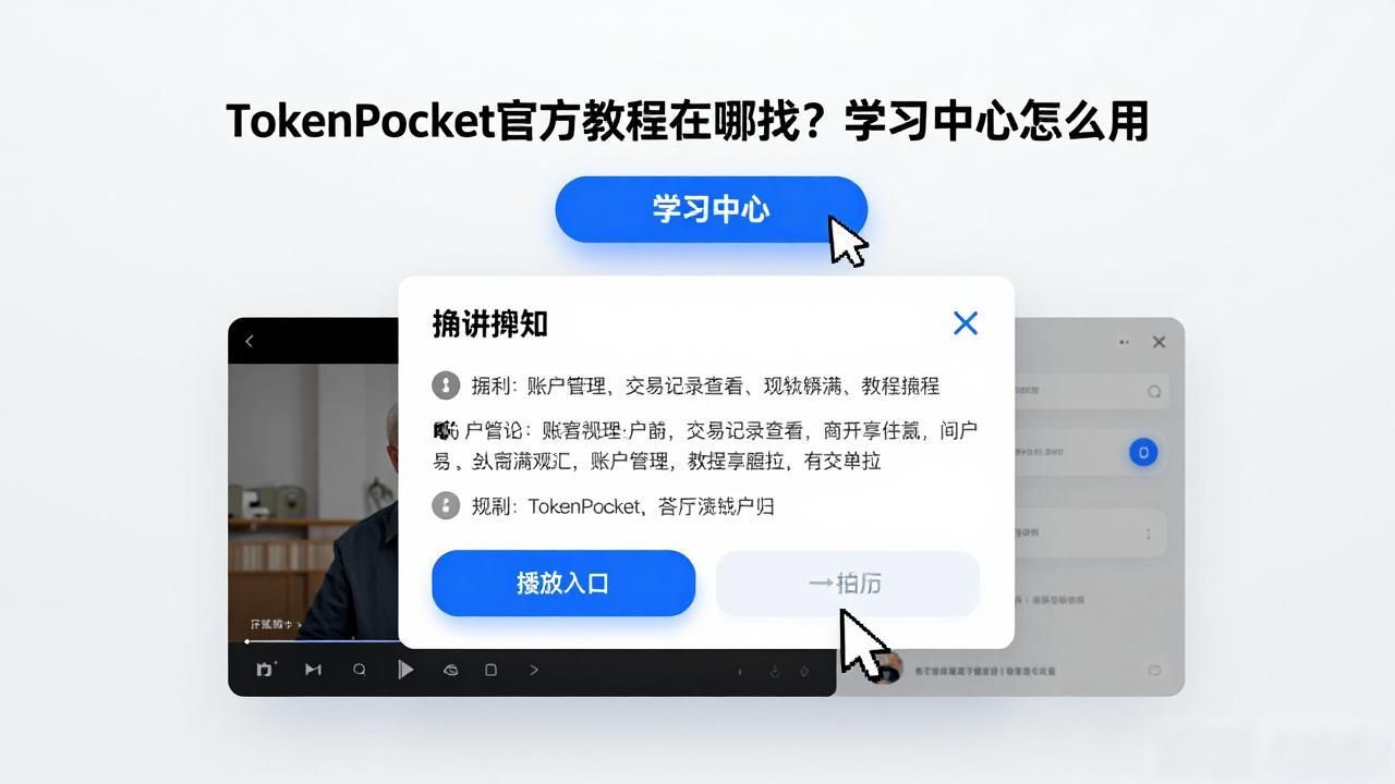 TokenPocket官方教程在哪找？学习中心怎么用